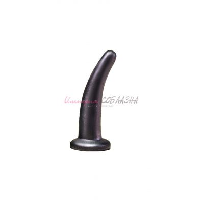 Анальная втулка plug nozzle с зауженным кончиком черного цвета