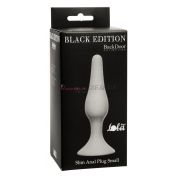 Анальный плуг anal slim plug small grey серого цвета
