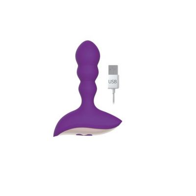 Силиконовый вибромассажер с волнообразным стволом заряжается от usb, 10 режимов вибрации (1)
