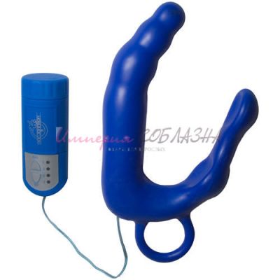 Водонепроницаемый массажер Pleasure Wand extra large синий