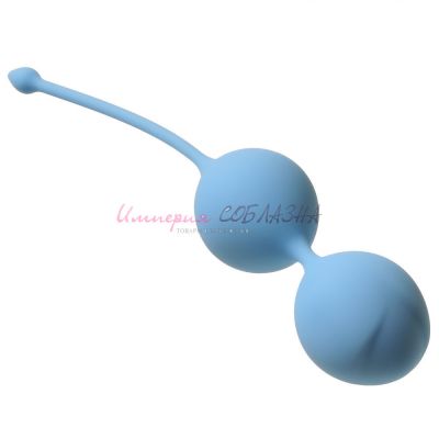 Вагинальные шарики в силиконовой оболочке sky blue со смещенным центром тяжести